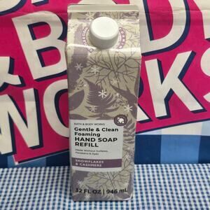 BBW Snowflakes & Cashmere Gentle & Clean Foaming Hand Soap Refill 32 oz.